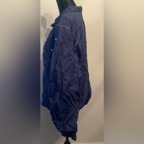 Vintage Summit Place Silver & Gold Stars Blue Jacket Size XL - Picture 4 of 12